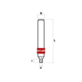 Marószár 01LW (Silca D747838ZB)