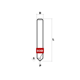 Marószár 03D (Silca D743674ZB)