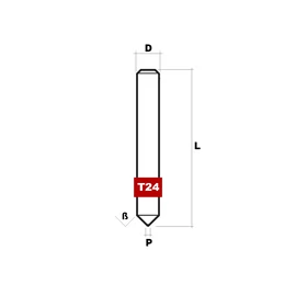 Tapogató T24 (Silca D405519RA)