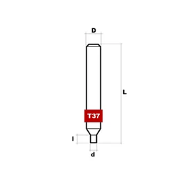 Tapogató T37 (Silca D406653RA)