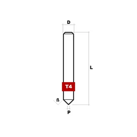 Tapogató T4 (Silca D401076RA)