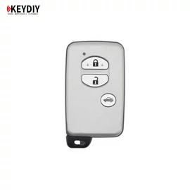 KEYDIY TDB03-3 univerzáis PROXY KULCS, 3 gombos, TOYOTA MODELLEKHEZ, Ezüst