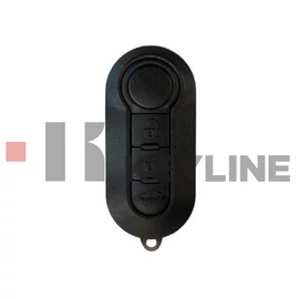 FIAT 3 gombos komplett bicskakulcs PCF7946 (Delphi) FCA002 (Keyline)