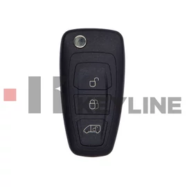 FORD Transit, Turneo 3 gombos komplett bicskakulcs HITAG PCF7945P FRD003 (Keyline)