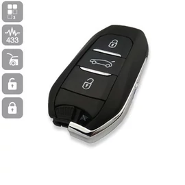 CITROEN C4,PICASSO, DS5, 3 gombos 433MHz PCF7945 ID46 KEYLESS