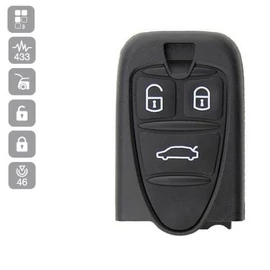 ALFA ROMEO 3 GOMBOS 159 KOMPLETT KULCS 433MHZ ID46 PCF7341