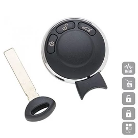 MINI COOPER 3 gombos SLOT KULCS ID46 868MHz KYDZ