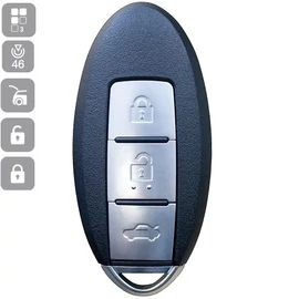 NISSAN Micra, Juke, Leaf, Note 2010-16 PCF7952 433MHZ KEYLESS GO