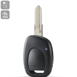 RENAULT CLIO II -2000-ig PCF7946 433MHZ 1 gombos komplett