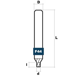 F44 marószár FOS HSS M42