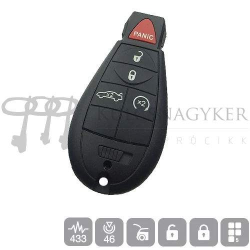 CHRYSLER 4+1 gombos komplett CY24  C300 433Mhz