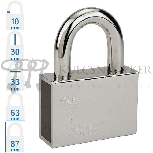 Mul-T-Lock C1-10 kivehető kengyel 63 mm lakat