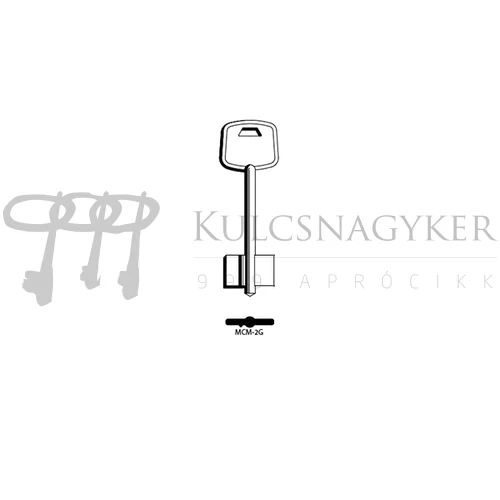MCM-2G (JMA) kétollú réz nyerskulcs