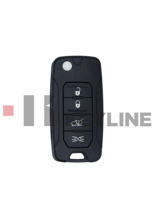 JEEP Wrangler, Renegade 4 gombos komplett bicskakulcs 4A FCA010 (Keyline)