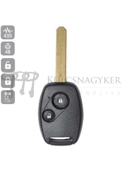 HONDA TÁVIRÁNYÍTÓ 2 GOMBOS 433MHz ID48
