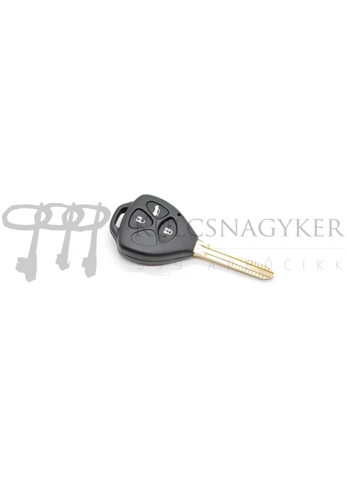 TOYOTA kulcsház 3 gombos (TOY43) ÚJ