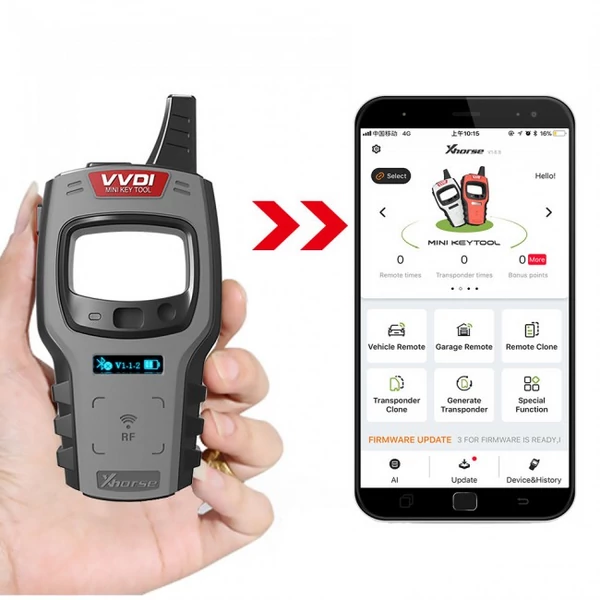 Kép 2/2 - XHORSE VVDI KEY TOOL MINI CHIP MÁSOLÓ ÉS TÁVIRÁNYÍTÓ KÓDOLÓ