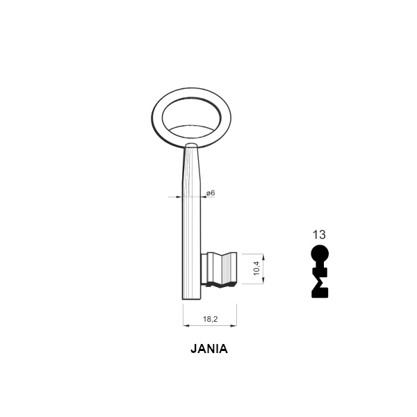 Kép 1/2 - JANIA 13-as készkulcs