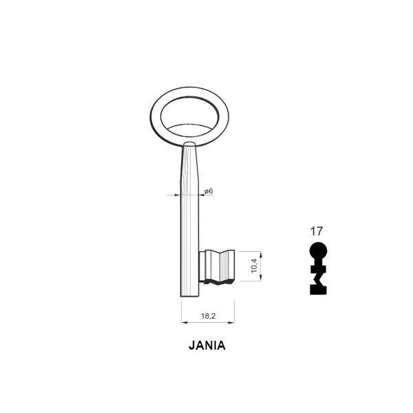 Kép 1/2 - JANIA 17-es készkulcs