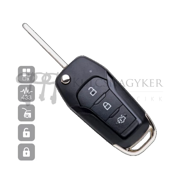Kép 1/2 - FORD RANGER 3 gombos 433MHZ ID47 HU101R15 (Silca)