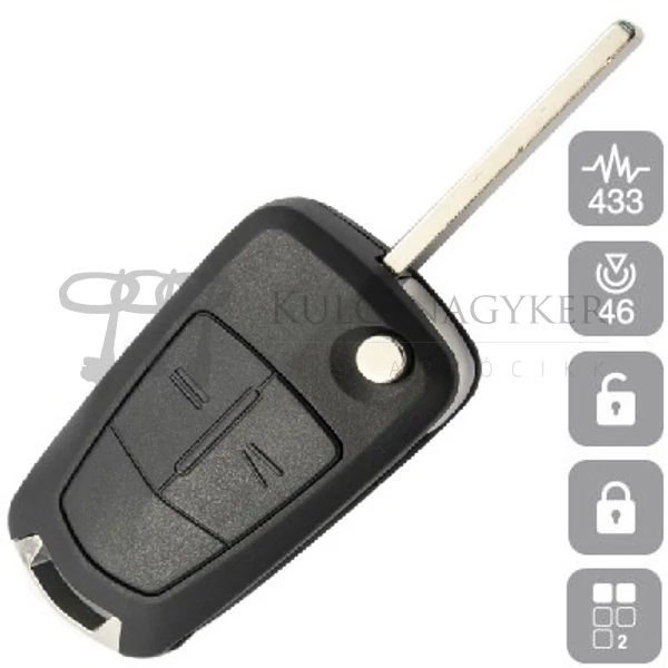 Kép 1/2 - OPEL TÁV Corsa D BICSKAKULCS HU100AR12 (Silca)