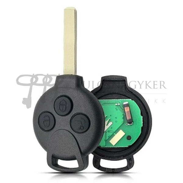 Kép 2/2 - SMART 3 gombos FORTWO 433MHz ID46  VA2AR13 (Silca)