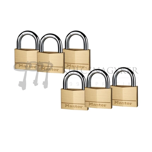 Kép 1/2 - LAKAT MASTERLOCK 140SIX 40MM 6 azonos