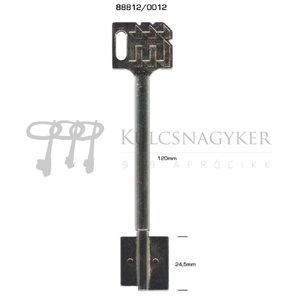 Kép 2/2 - MAUER 88812/0012 120mm 24,5/3,6