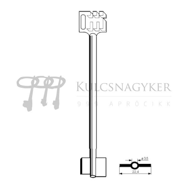 Kép 1/2 - MAUER 88801/0001 164mm 23,1/3,6