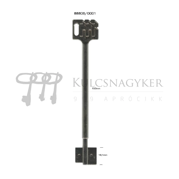 Kép 2/2 - MAUER 88806/0001 150mm 18,1/3,6  L:88805/0001 Pkulcs
