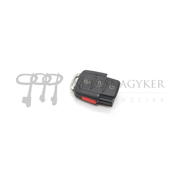Kép 1/3 - Volkswagen, SEAT, SKODA 3+Pánik gomb üres ház DJ