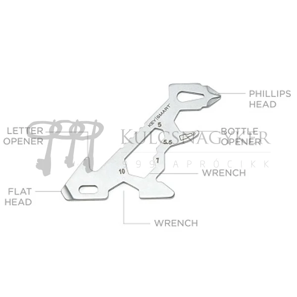 Kép 2/2 - KeySmart Alltul Multiszerszám Dino