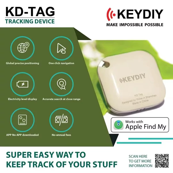 Kép 2/2 - KEYDIY TAG INTELIGENS KULCSKERESŐ