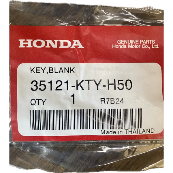 Kép 2/2 - HON72P  HONDA GYÁRI MOTOR KULCS chip és tok nélkül