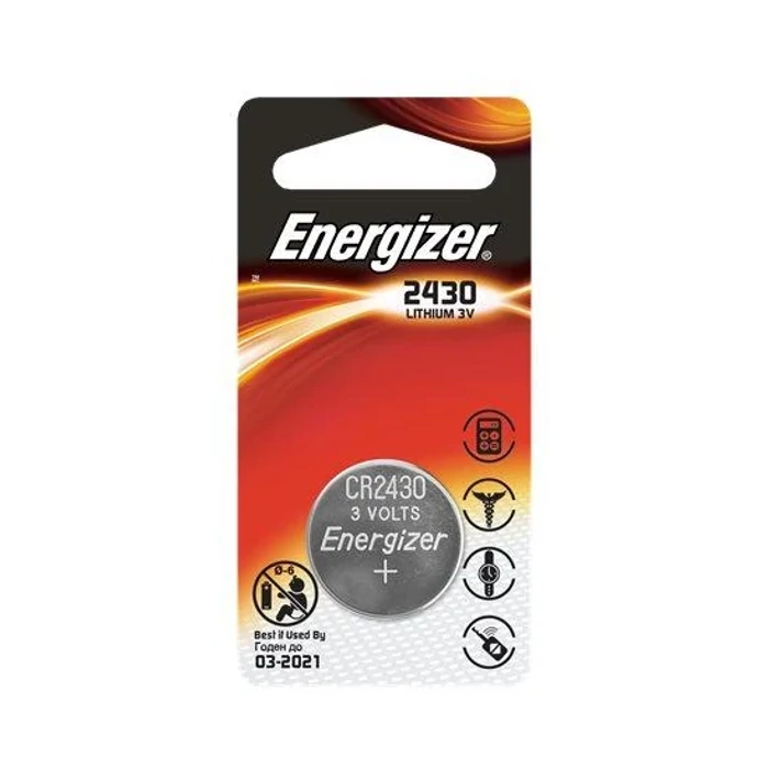 ELEM CR2430 3V LITHIUM ENERGIZER