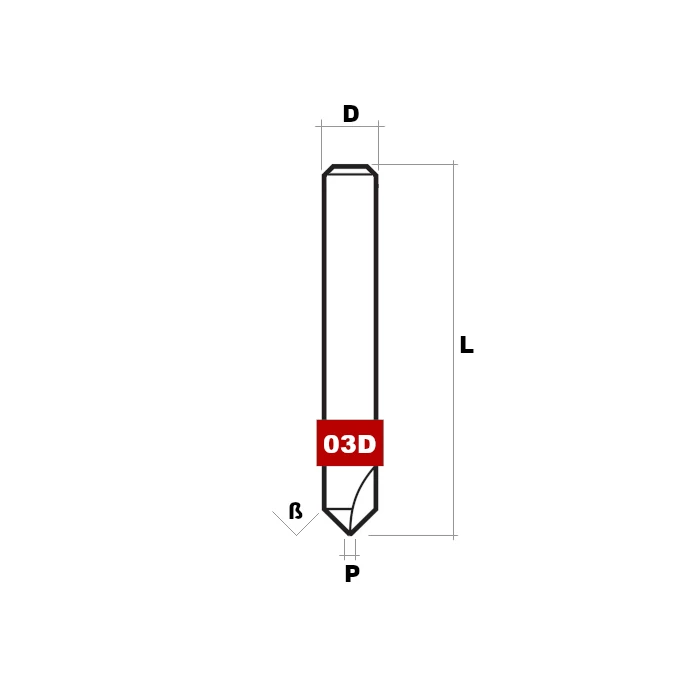 Marószár 03D (Silca D743674ZB)