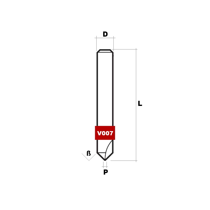V007 marószár (Keyline)
