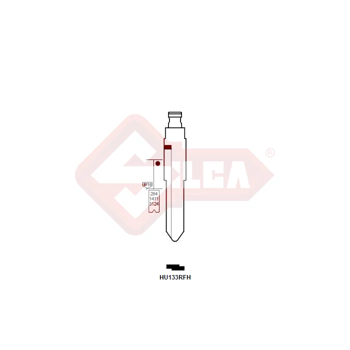 HU133RFH (Silca) penge
