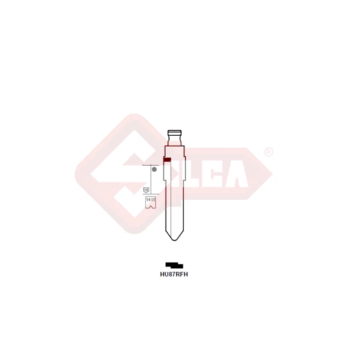 HU87RFH (Silca) penge