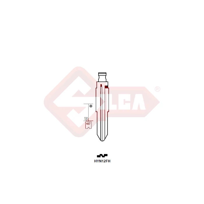 HYN12FH (Silca) penge