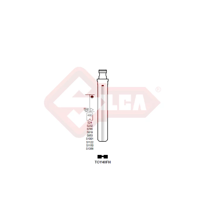 TOY40FH (Silca) penge