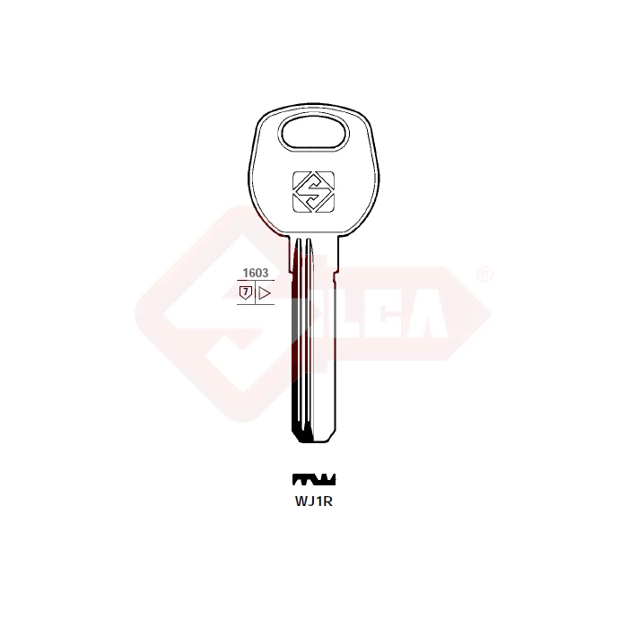 10935 kínai pontfuratos nyerskulcs WJ1R (SILCA)
