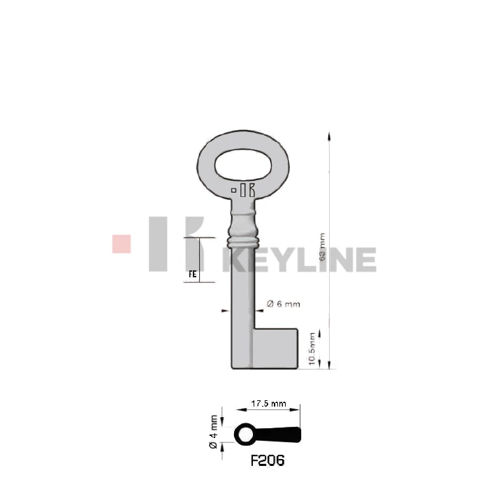 6206 (F206 Keyline)