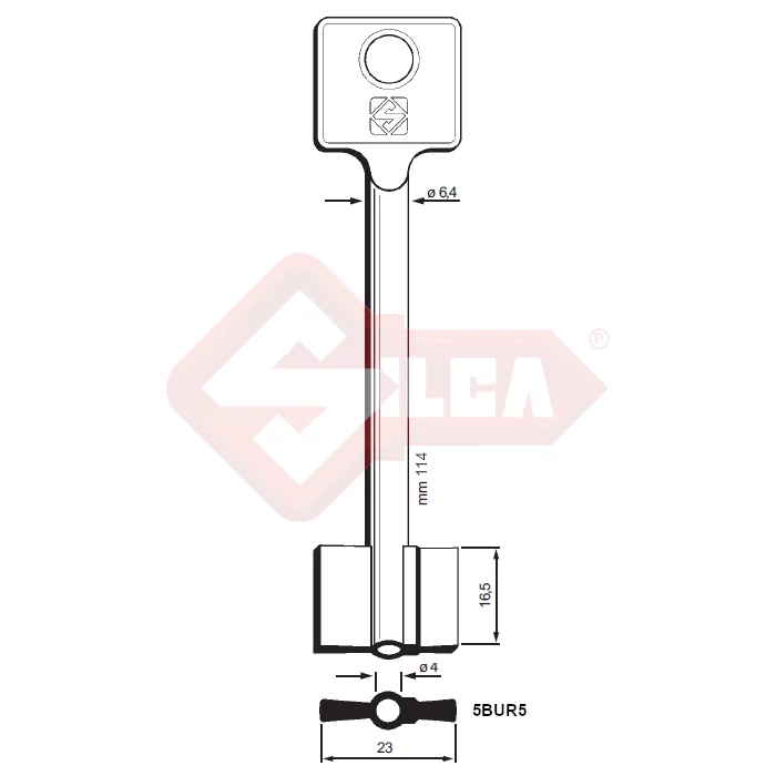 5BUR5 (Silca)