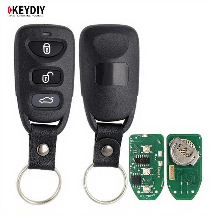 KEYDIY B09-3 távirányító, 3 gombos fityegős