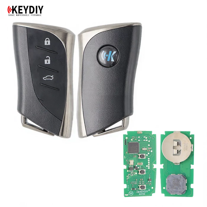 KEYDIY TB42-3 univerzális PROXY KULCS ID8A, 3 gombos