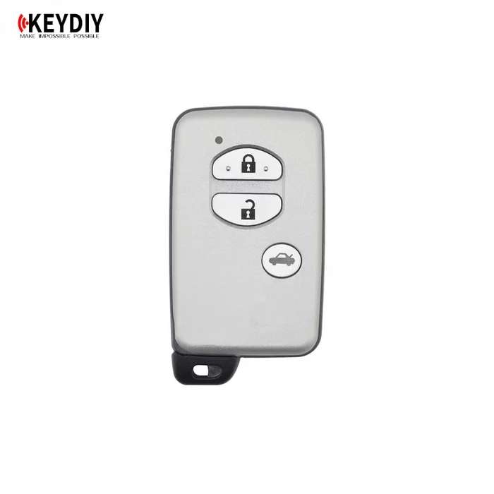 KEYDIY TDB03-3 univerzáis PROXY KULCS, 3 gombos, TOYOTA MODELLEKHEZ, Ezüst