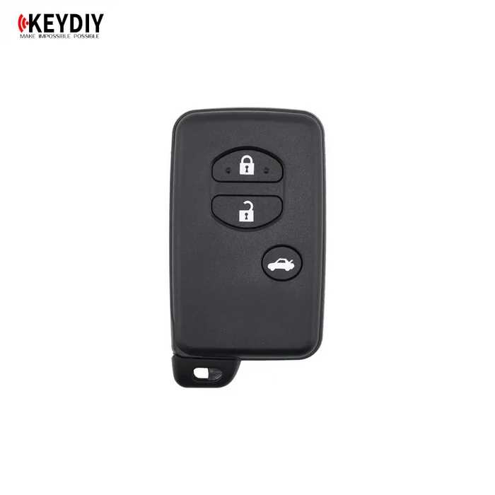 KEYDIY TDB03-3 univerzáis PROXY KULCS, 3 gombos, TOYOTA MODELLEKHEZ - Fekete