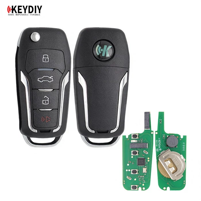 KEYDIY ZB12-3 univerzális PROXY KULCS, 3 gombos