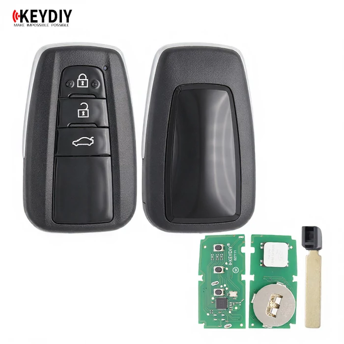 KEYDIY TB36-3 univerzális PROXY KULCS, 3 gombos